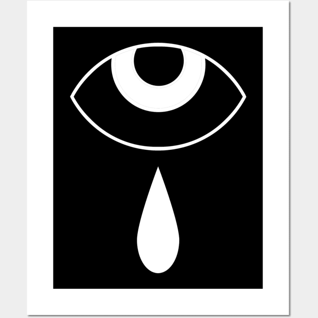 Crying Eye Wall Art by SolDaathStore